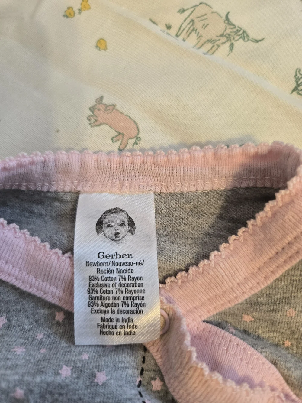 Gerber Size Newborn Bunny Sleeper